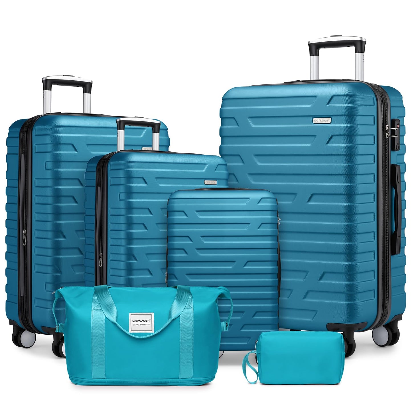 LAVENDER 6pc Hardside Spinner Luggage
