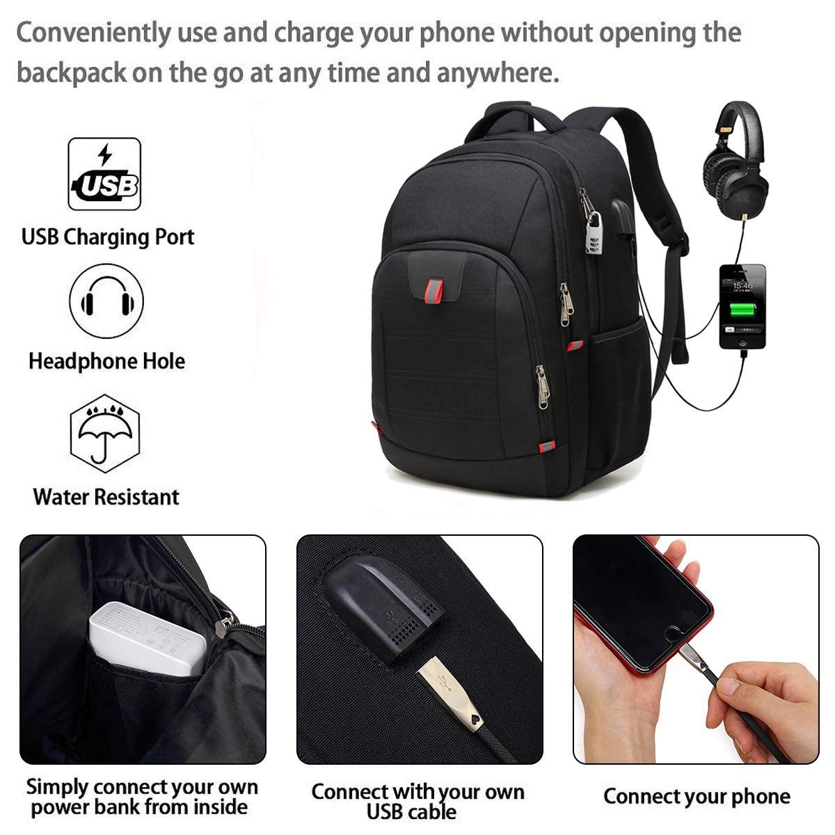 ChargeMate Laptop Backpack