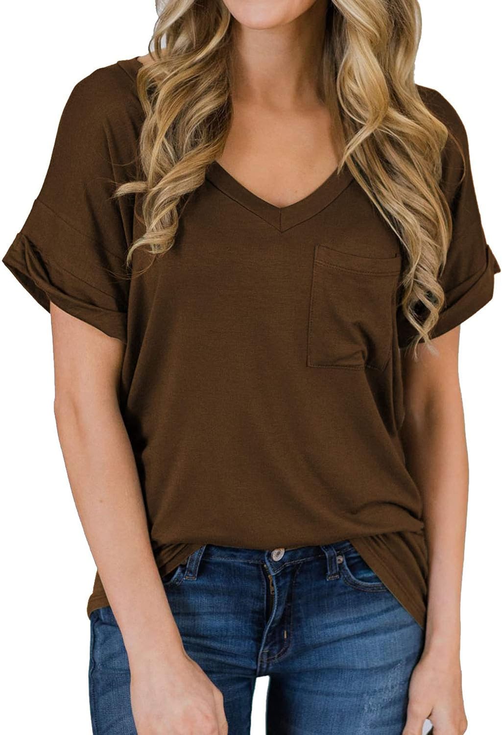 Best Casual V-neck tee for women 2025