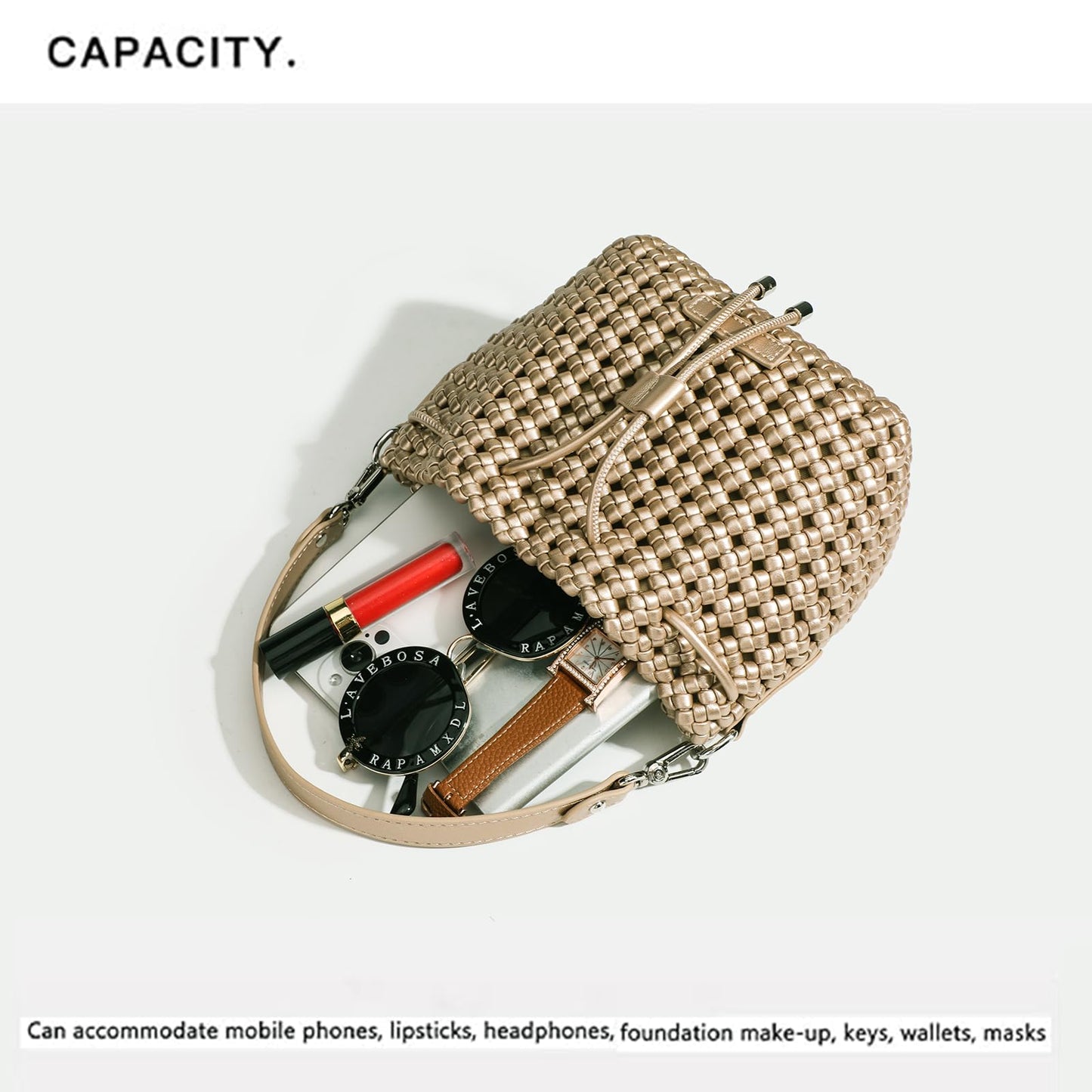 Hollow Bucket Tote Bag