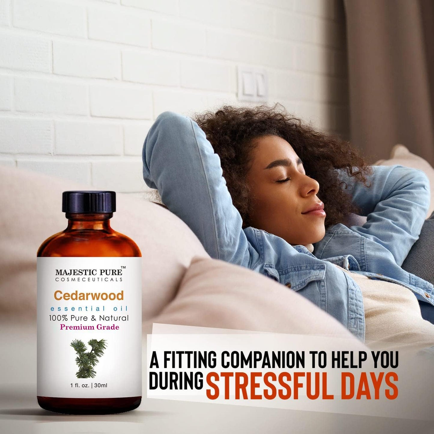 Majestic Pure Lavender Oil with Dropper 4oz