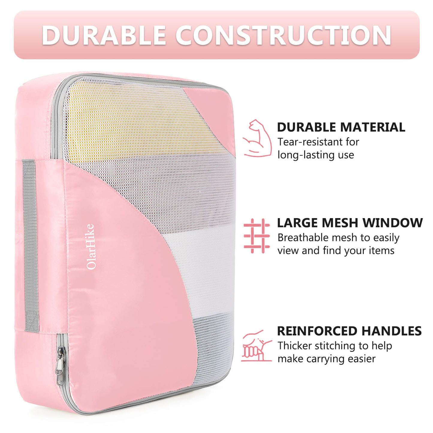 OlarHike Travel Cube Set - Cream Organizer & Gifts