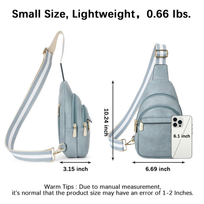 BOSTANTEN Chic Leather Crossbody Sling Bag