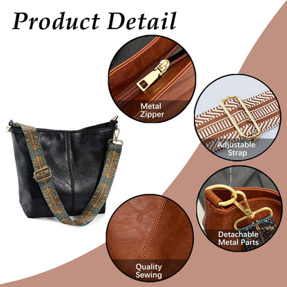 ChicHobo Vegan Leather Crossbody Bag with Strap