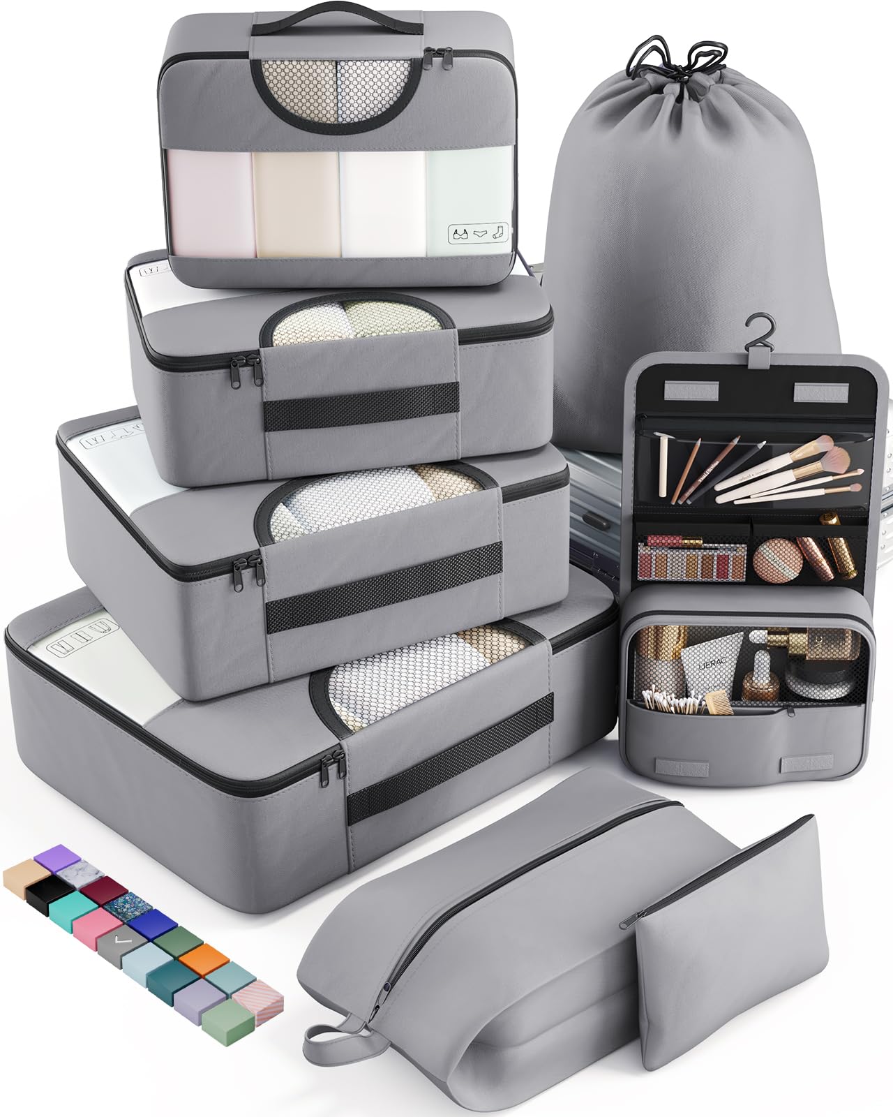 Veken Travel Cubes - 8 Piece Set
