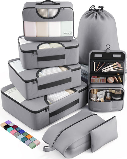 Veken Travel Cubes - 8 Piece Set