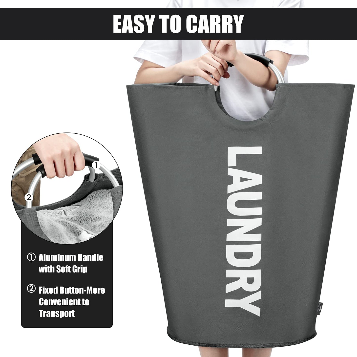 FoldAway Laundry Hamper