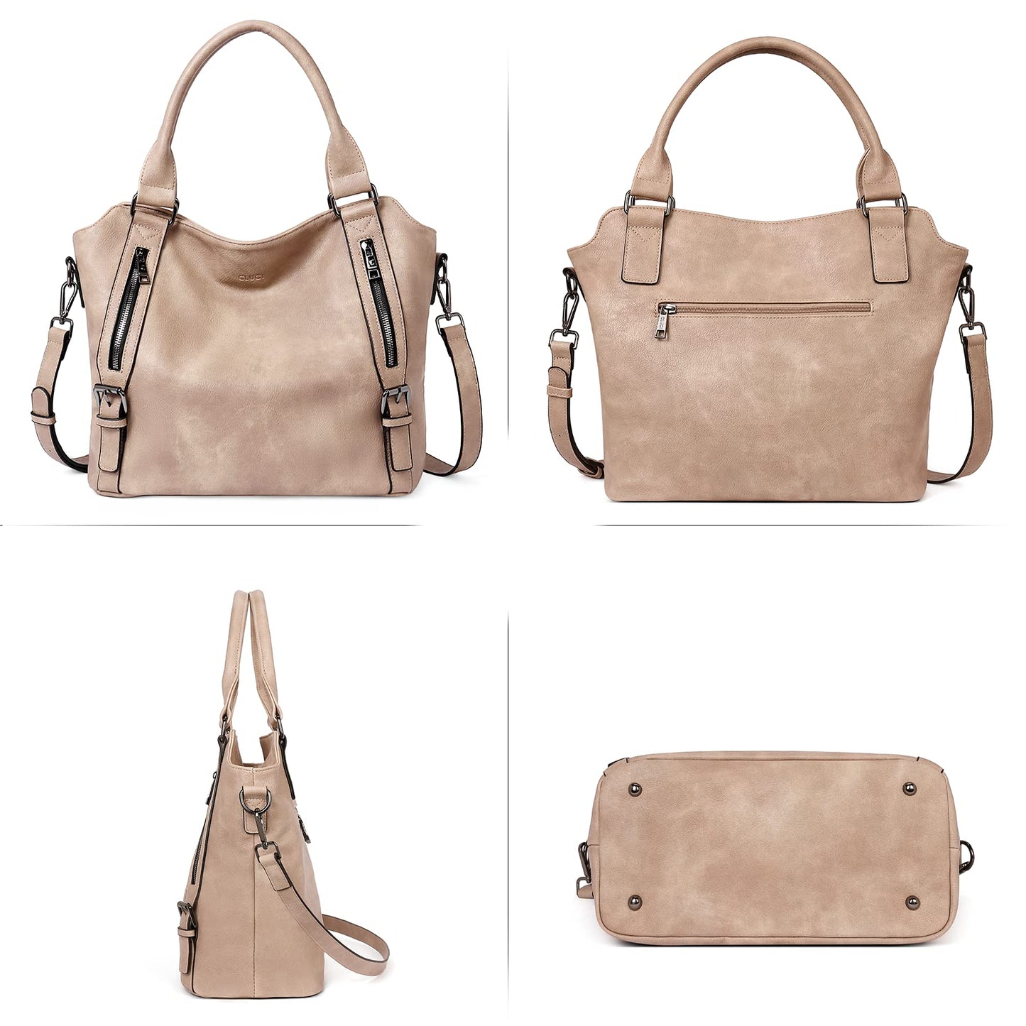 CLUCI Eco Luxe Vegan Leather Tote Bag