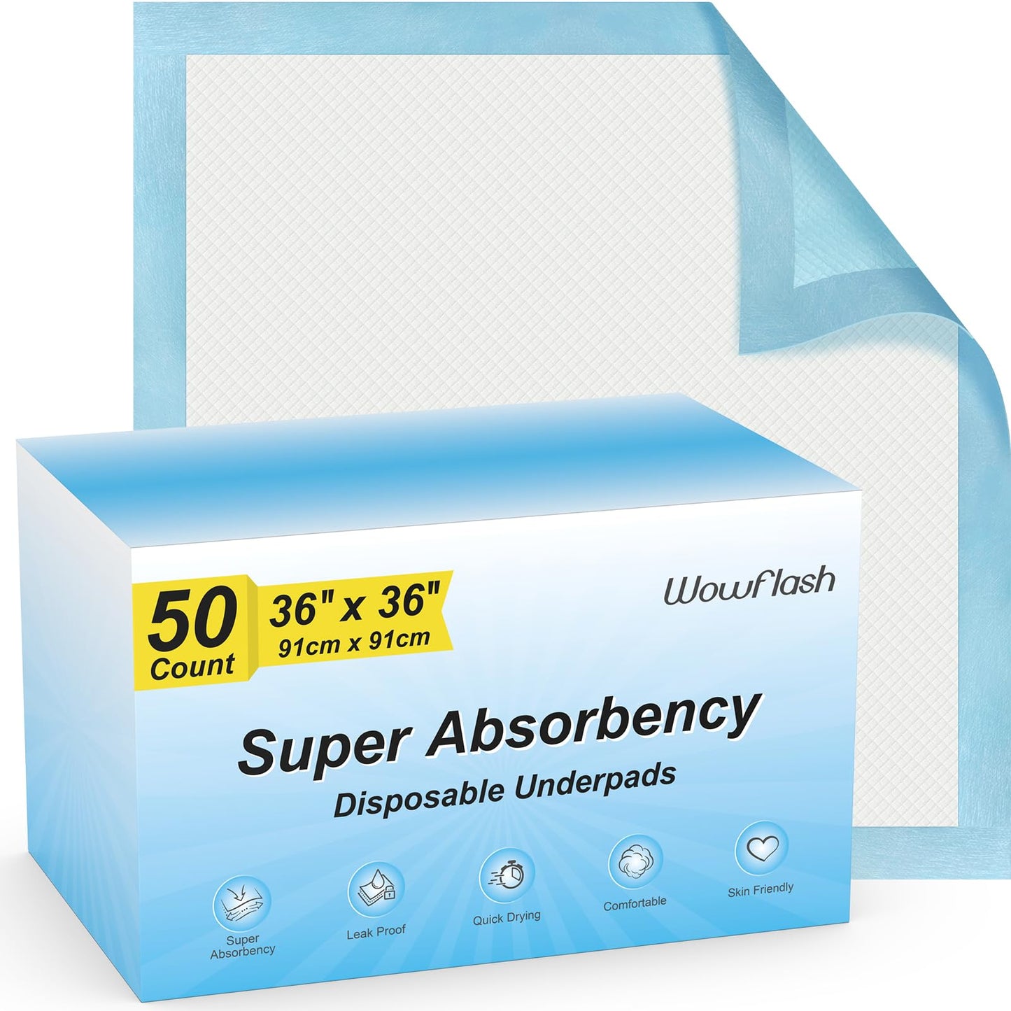 MultiUse UltraDry 50: Leakproof Underpads