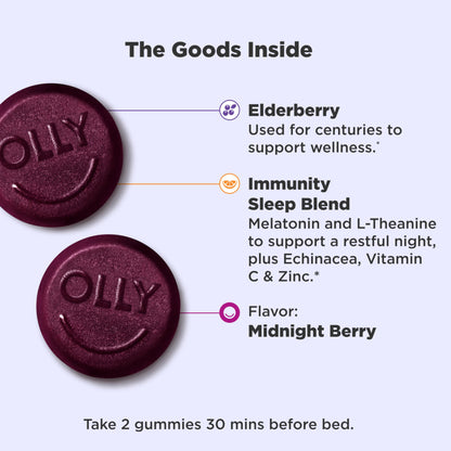 Berry Sleep & Immunity Boost Gummies