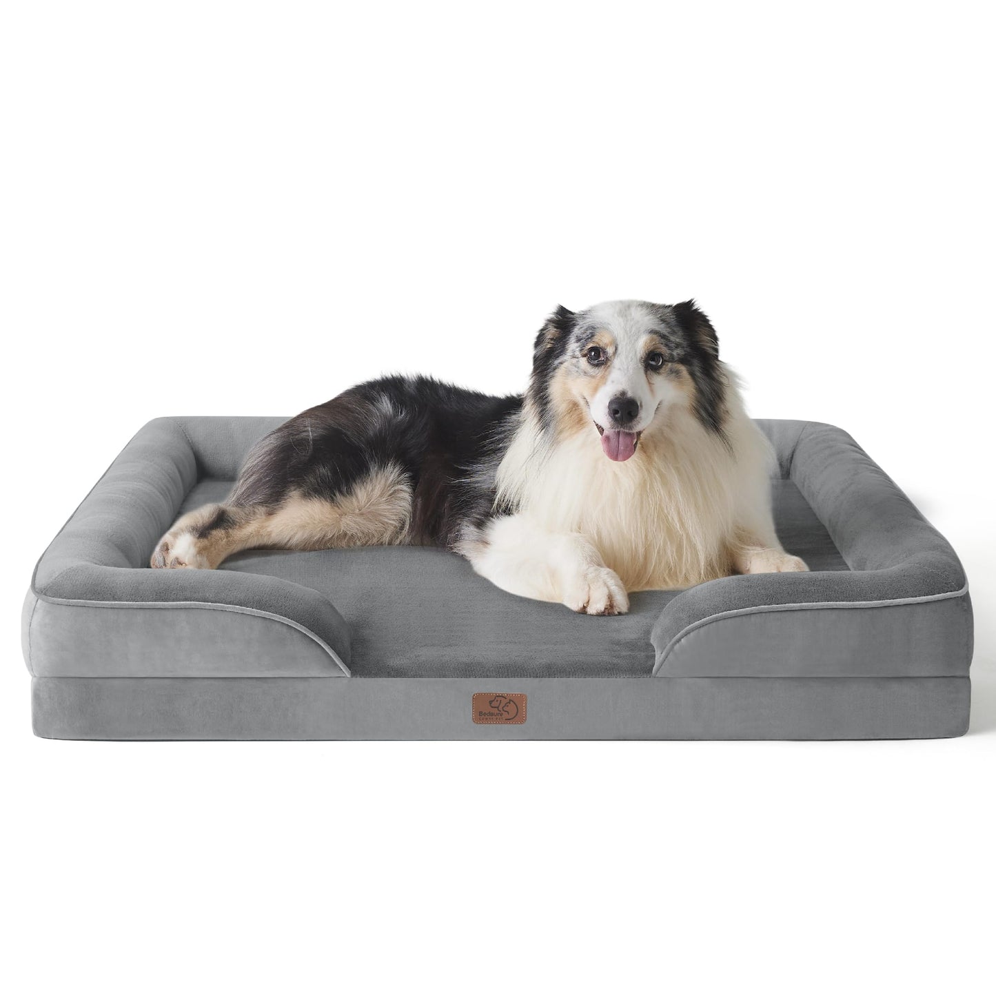 ComfyPaws Orthopedic Washable Dog Sofa - Large, Grey