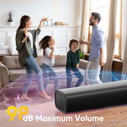 Smart SoundBar: Custom Bass & Compact Design