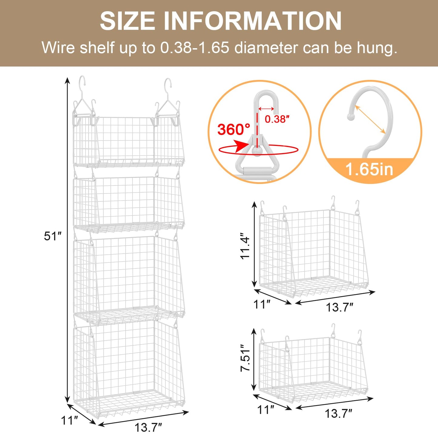 3-Tier Rotating Laundry Basket Organizer