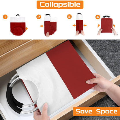 BlissTotes 90L Collapsible Laundry Hamper - Black