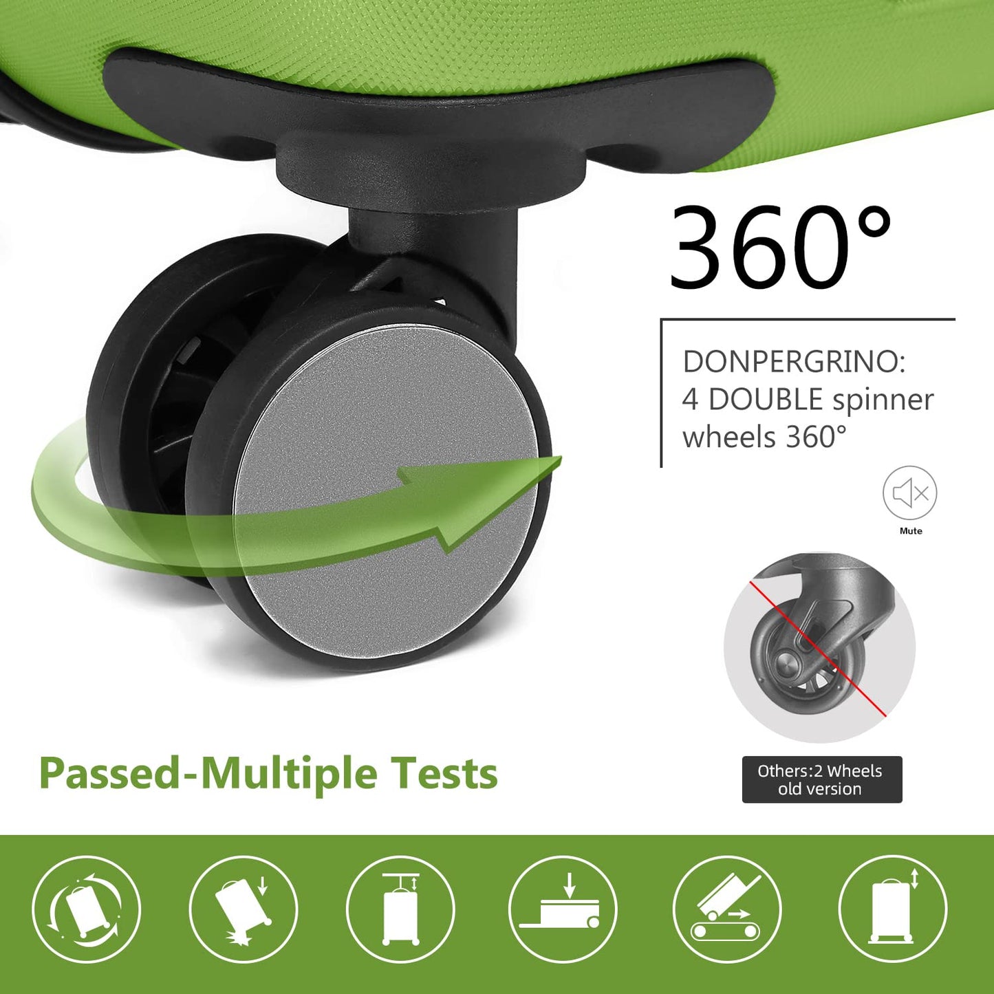 LAVENDER 6pc Hardside Spinner Luggage