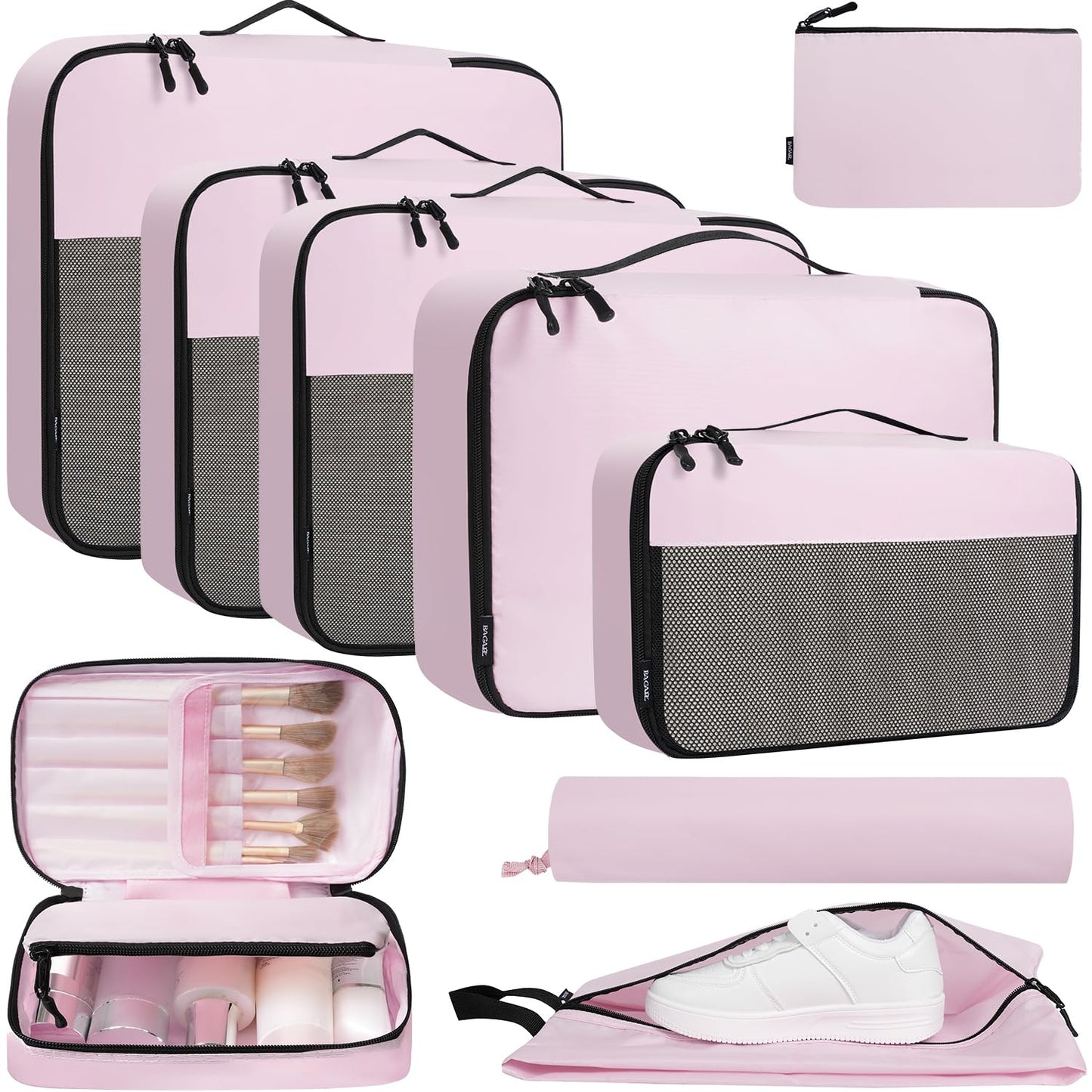 BAGAIL Travel Cubes: 8/9 Set Packing Organizers