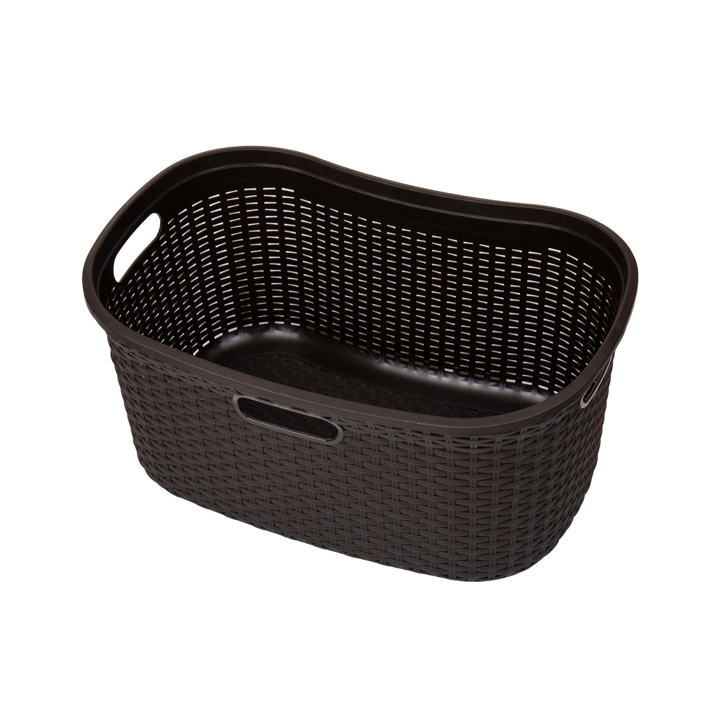 Ivory Wicker Mind Reader 40L Laundry Basket