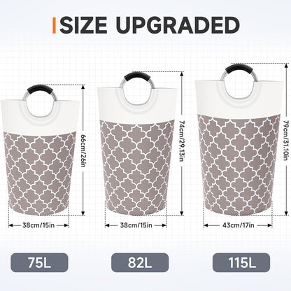 Collapsible Hamper Bag - Grey