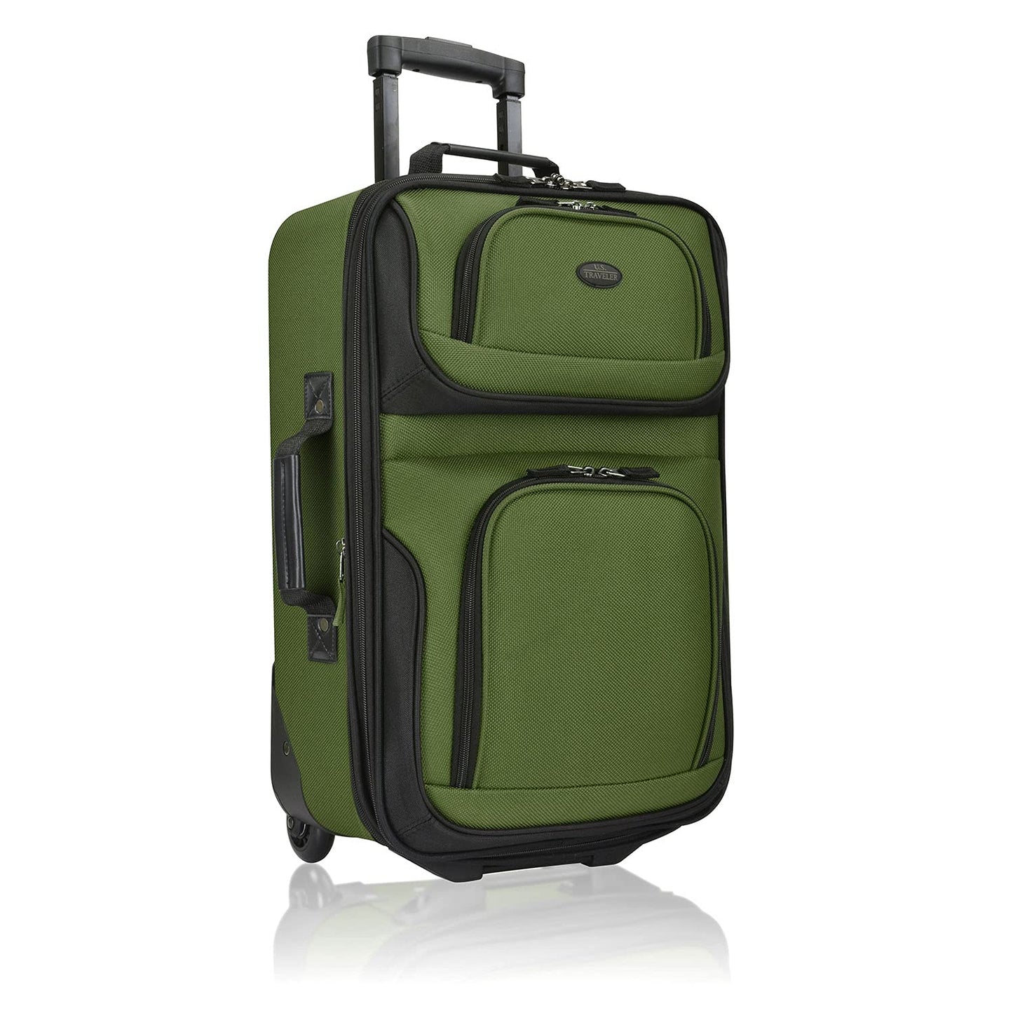 U.S. Traveler Rio Expandable Orange Carry-on