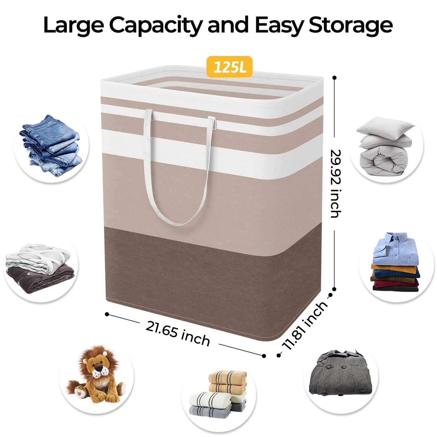 HomeHacks Duo Waterproof Laundry Baskets