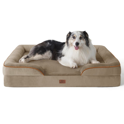 ComfyPaws Orthopedic Washable Dog Sofa - Large, Grey
