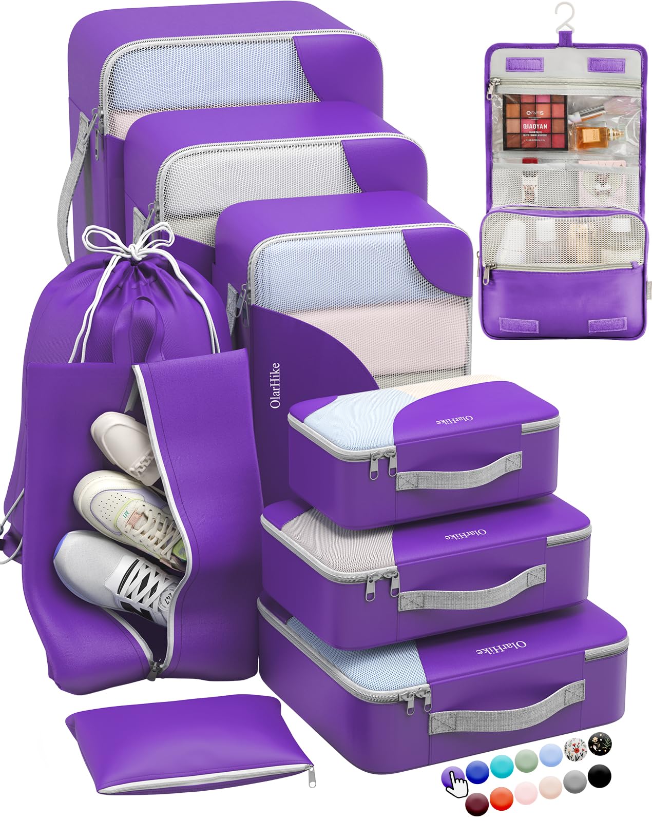 OlarHike Travel Cube Set - Cream Organizer & Gifts