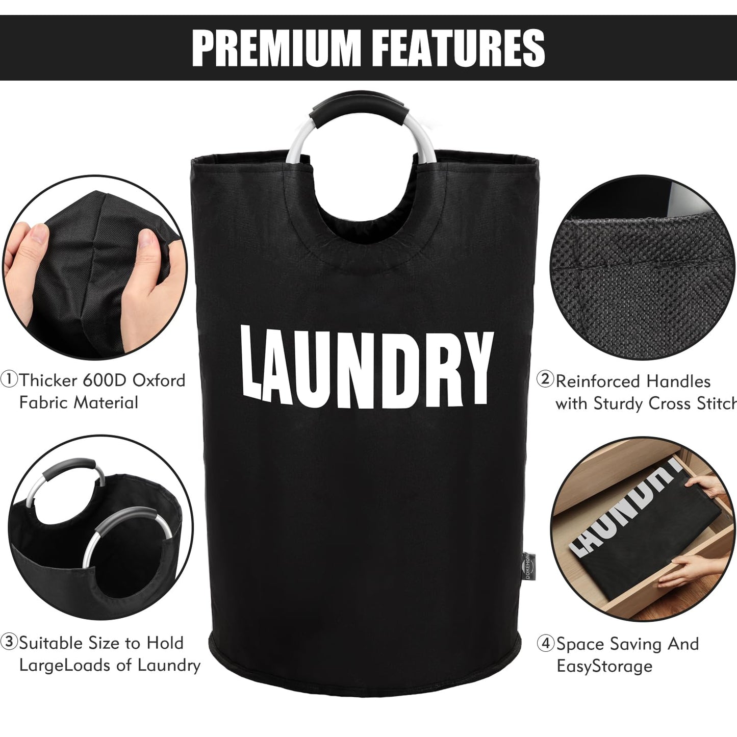 FoldAway Laundry Hamper