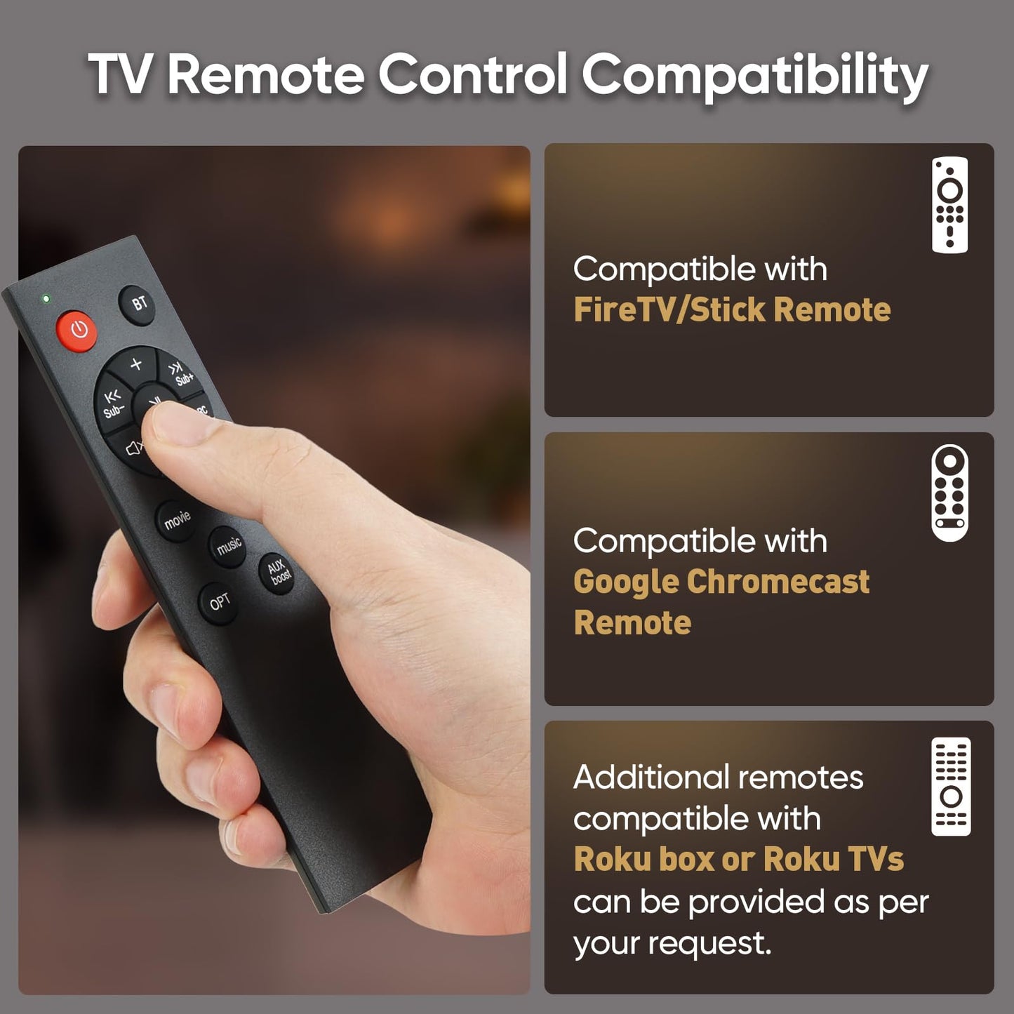 Smart SoundBar: Custom Bass & Compact Design