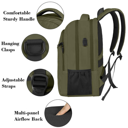 MATEIN SleekGuard Laptop Backpack with USB Port