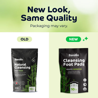 Bamboo Bliss Deep Cleansing Foot Pads - 10 Pack