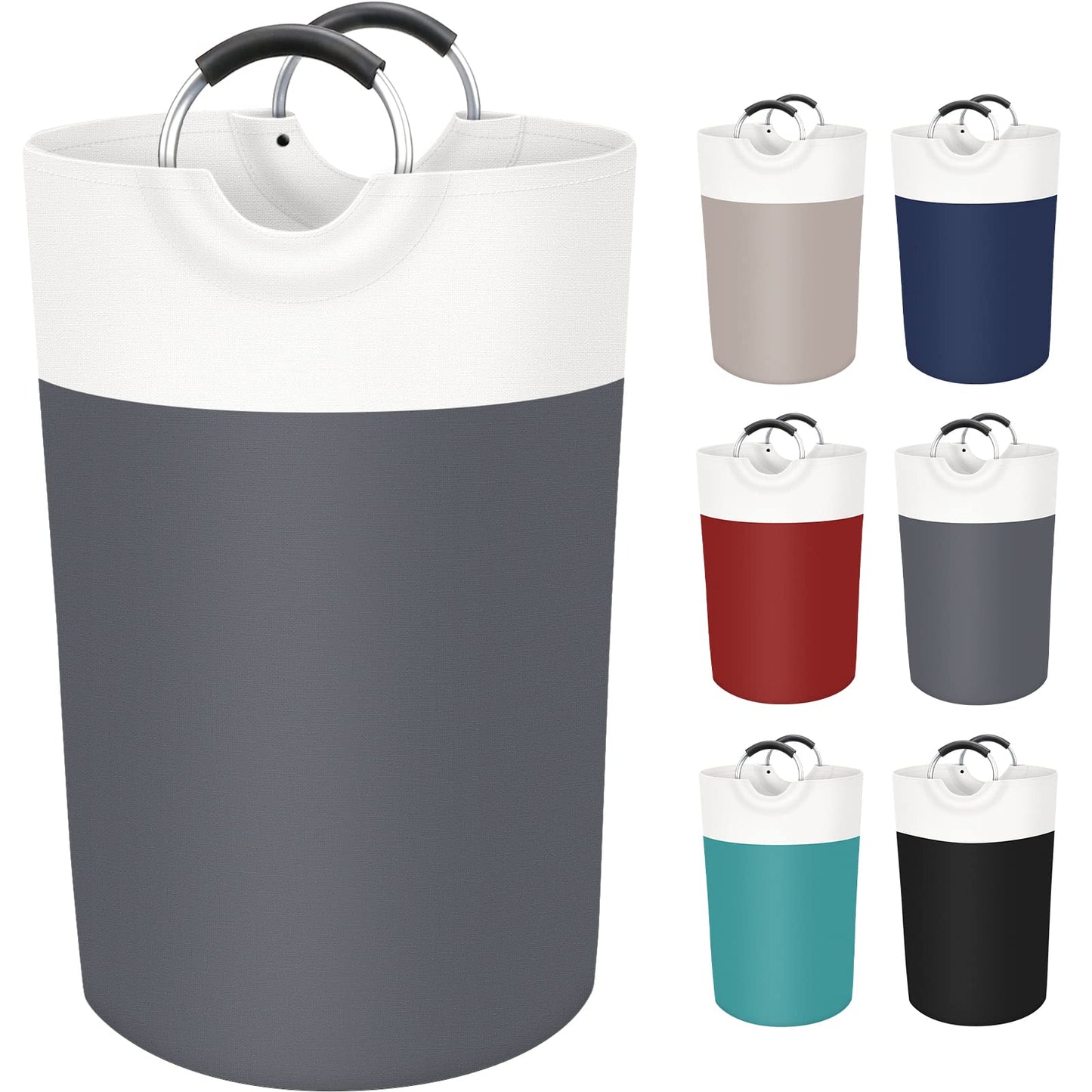 BlissTotes 90L Collapsible Laundry Hamper - Black