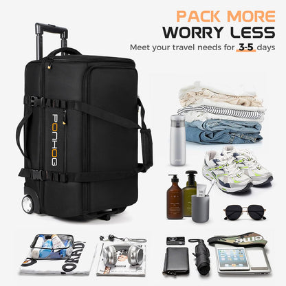 TravelWheels Duffel: Large Waterproof Wheeled Bag
