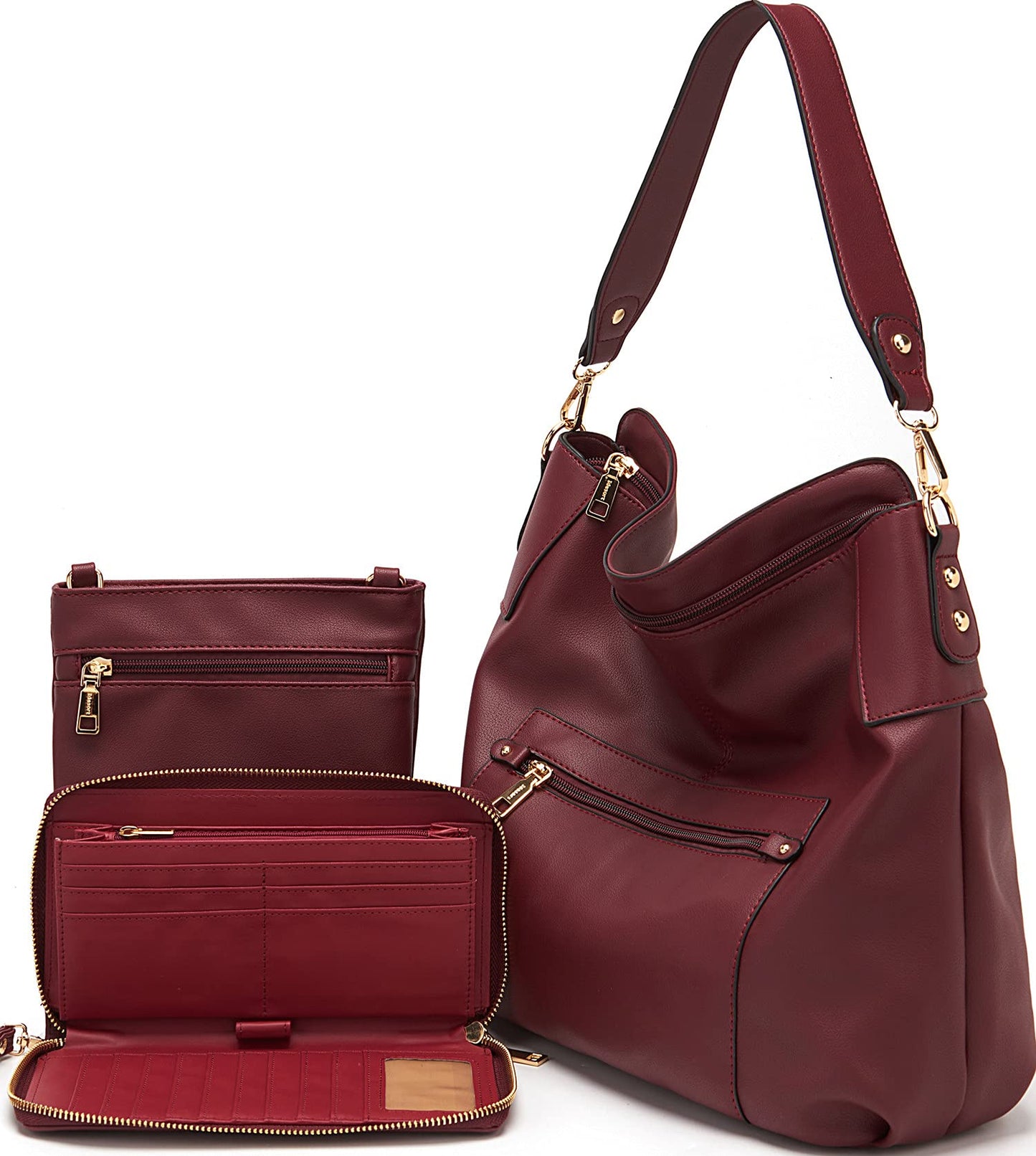 ChicCrossbody: Women's Tote & Wallet Set