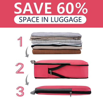 BAGAIL Expandable Travel Compression Cubes Set