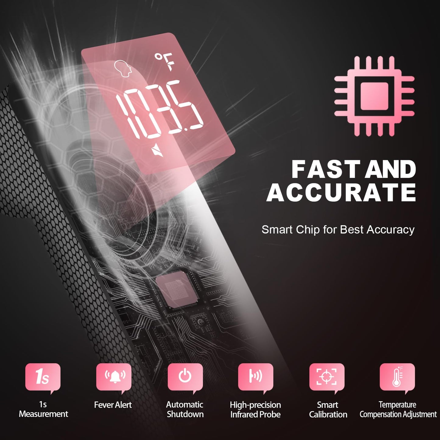 SmartScan No-Touch Thermometer: Family & Fever Care