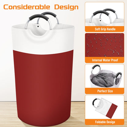 BlissTotes 90L Collapsible Laundry Hamper - Black