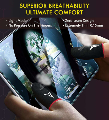 Nuozme Pro Touch Finger Sleeves - 6 Pack Gaming Gear