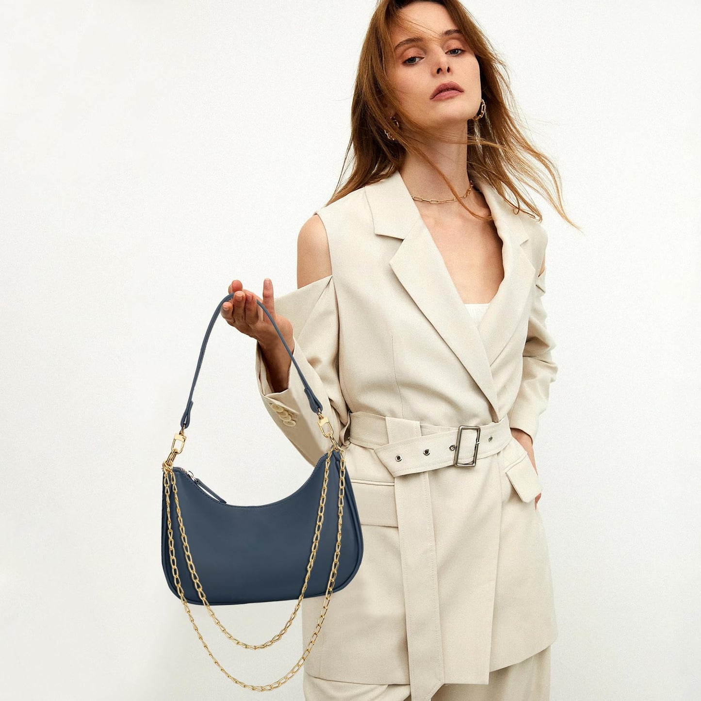 Retro Chic Hobo Bag - Cute Underarm Purse