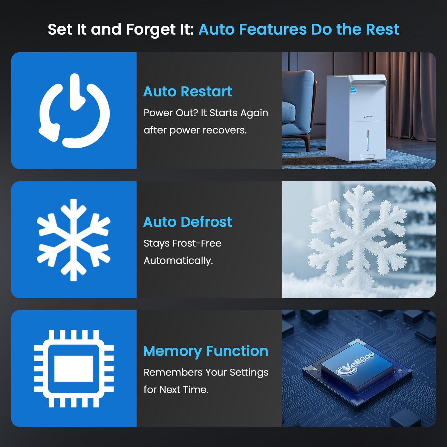 Vellgoo Energy Star Dehumidifier