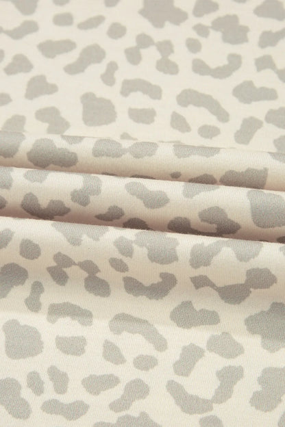 MAMA Letter Graphic Leopard Round Neck T-Shirt - Premium Tops from Trendsi - Just $23.28! Shop now at Handbags Specialist Headquarter