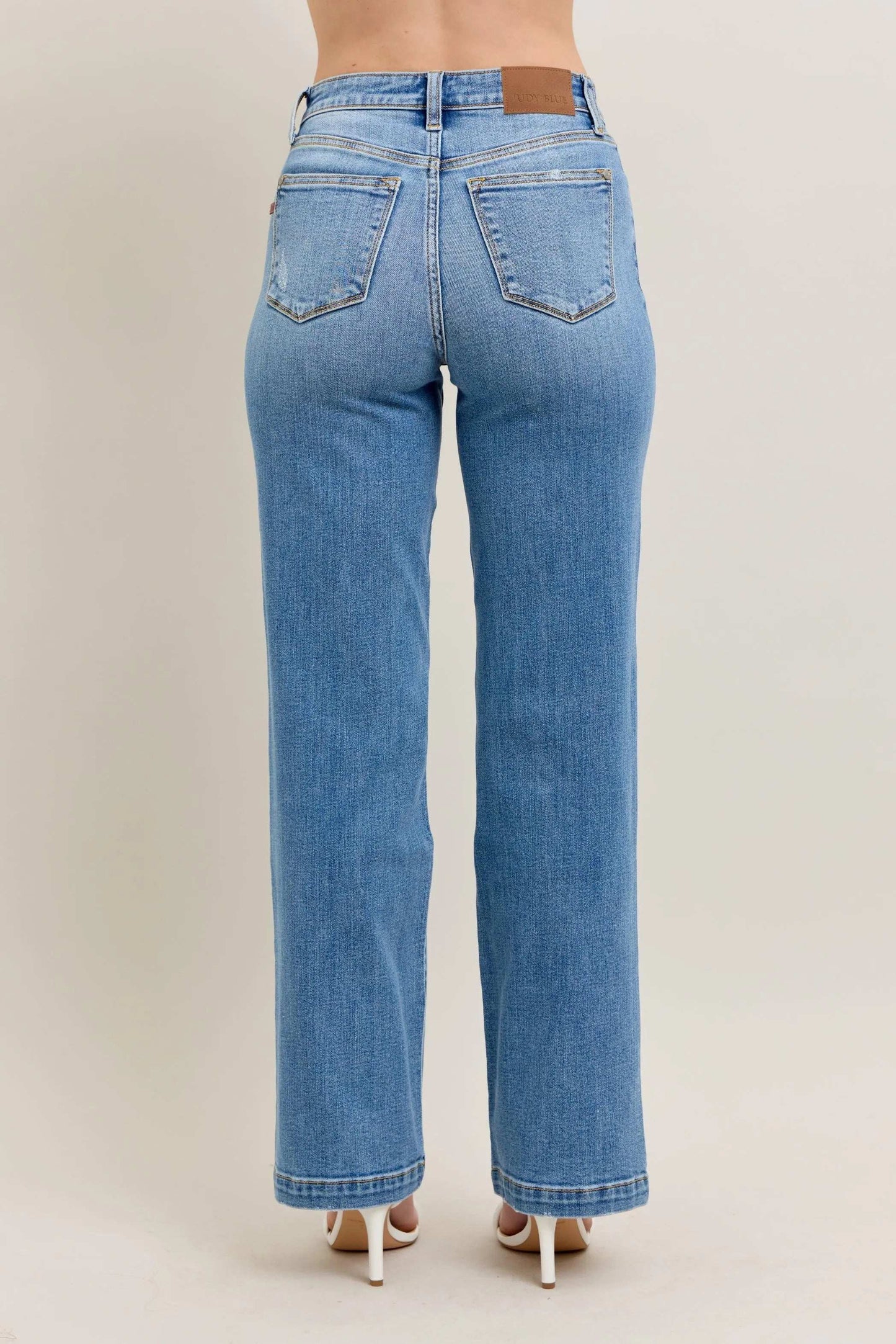 Judy Blue Full Size High Waist Straight Jeans Plus Size - Premium Women / Jeans & Denim from Trendsi - Just $72.99! Shop now at Handbags Specialist Headquarter
