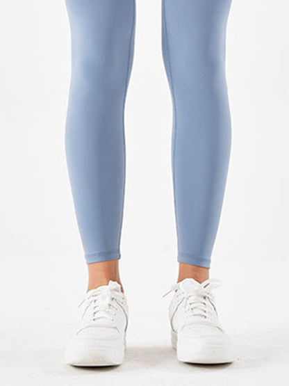 Wide Waistband Sports Leggings - Premium Leggings from Trendsi - Just $52.05! Shop now at Handbags Specialist Headquarter