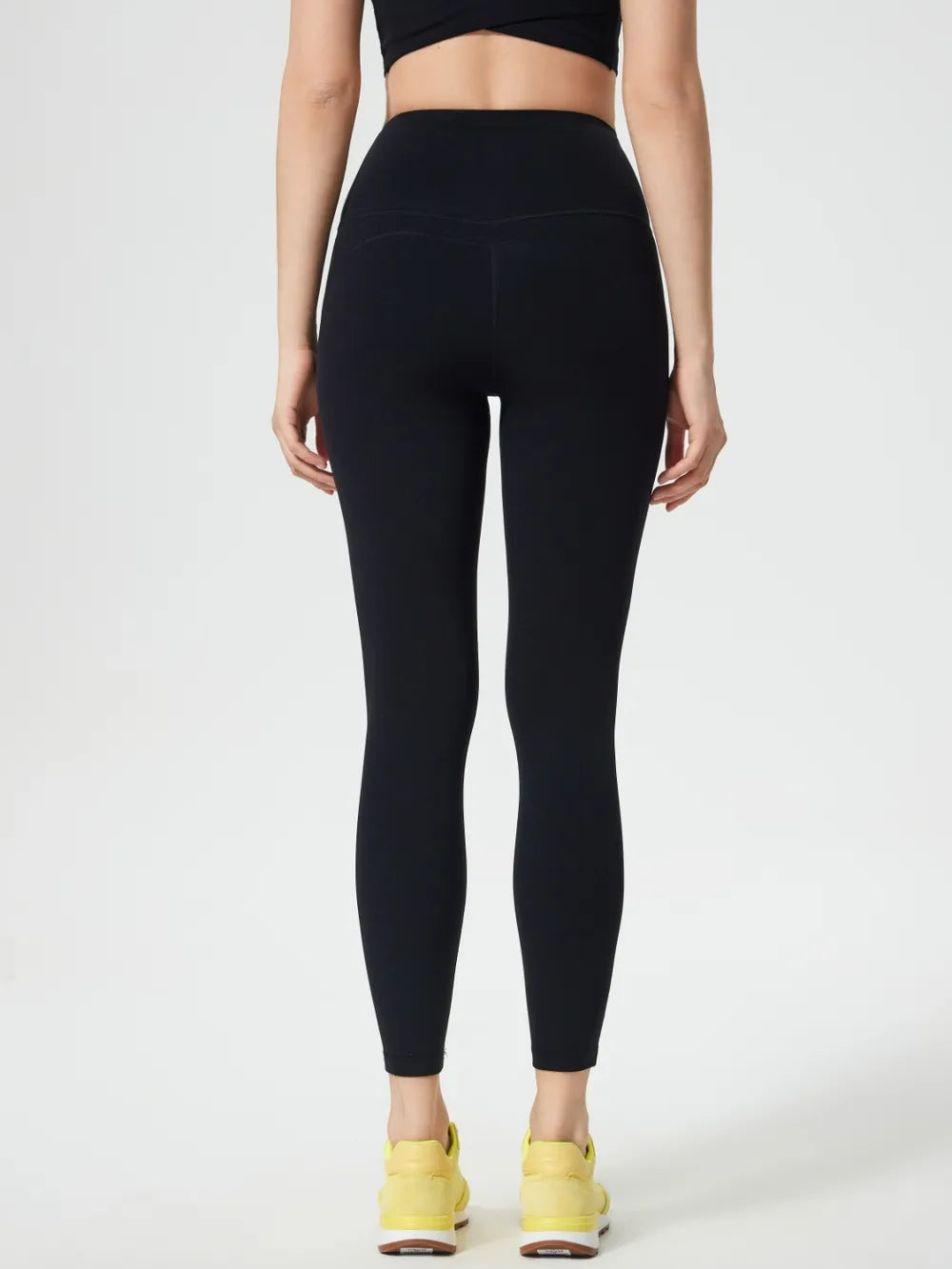 Millennia Wide Waistband Active Leggings - Premium Leggings from Trendsi - Just $40.95! Shop now at Handbags Specialist Headquarter
