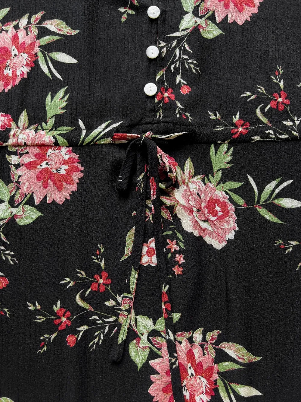 Plus Size Floral Flare Sleeve Dress - Premium Dresses from Trendsi - Just $53.99! Shop now at Handbags Specialist Headquarter