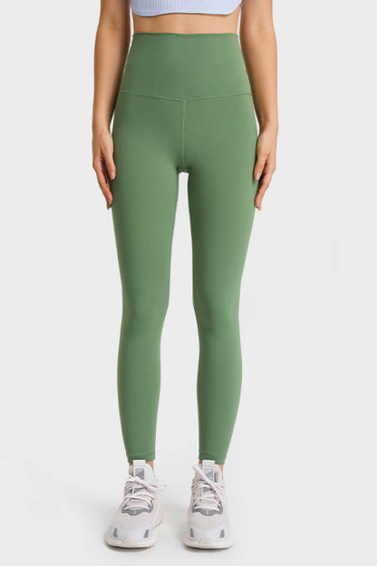 Millennia Ultra Soft High Waist Leggings - Premium Leggings from Trendsi - Just $57.72! Shop now at Handbags Specialist Headquarter