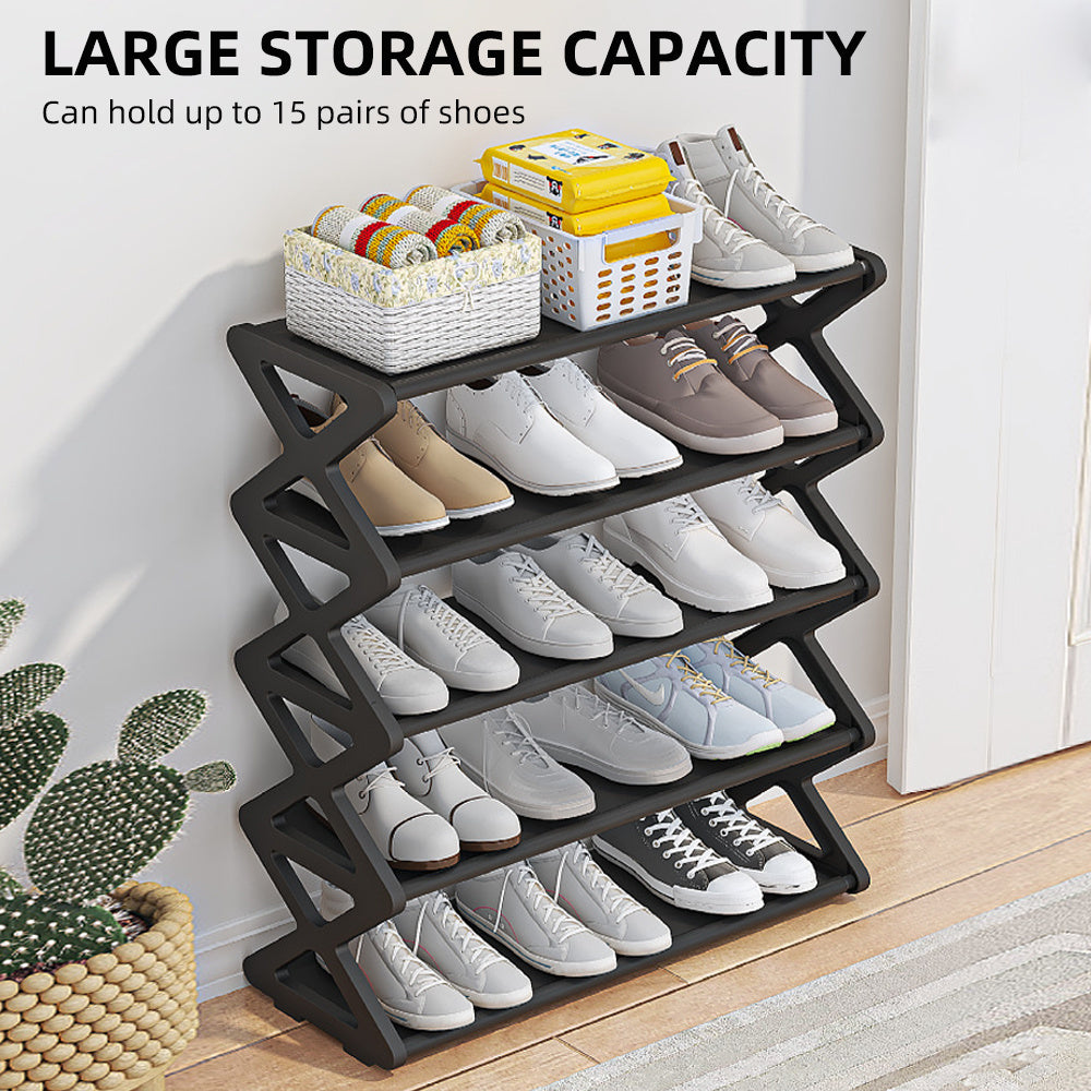 X-Shoe Stax: Sleek & Simple Shoe Storage Rack