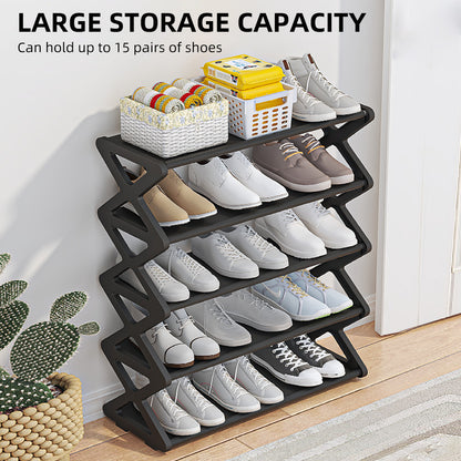 X-Shoe Stax: Sleek & Simple Shoe Storage Rack