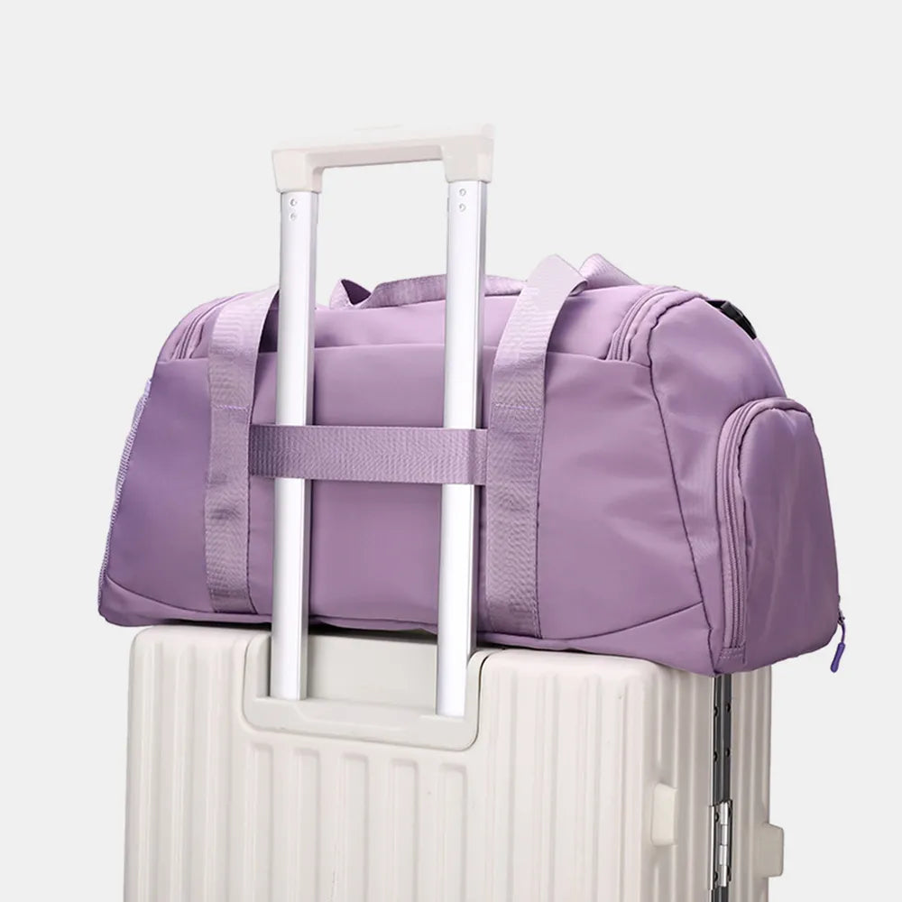 Multi Pockets Nylon Travel Bag - Premium travel-bag from Trendsi - Just $39.99! Shop now at Handbags Specialist Headquarter