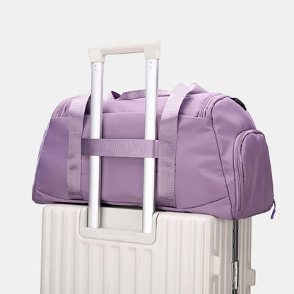 Multi Pockets Nylon Travel Bag - Premium travel-bag from Trendsi - Just $39.99! Shop now at Handbags Specialist Headquarter