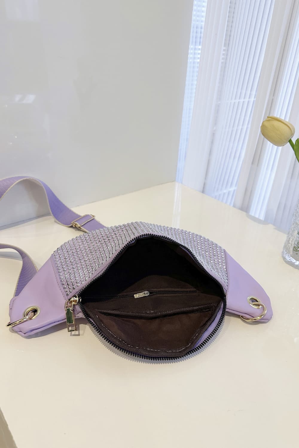 PU Leather Sling Bag - Premium Crossbody Bag from Trendsi - Just $19.99! Shop now at Handbags Specialist Headquarter
